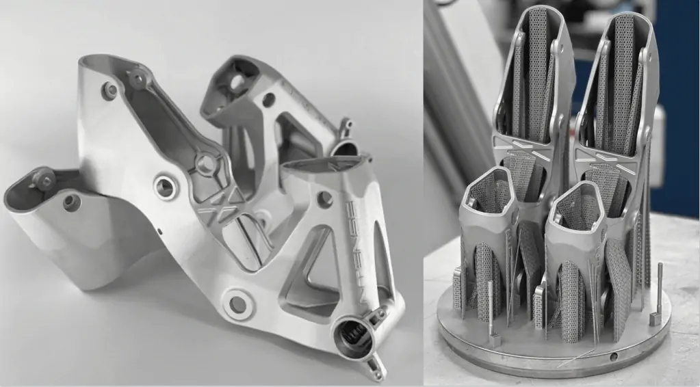 Aluminum alloy structural transition connection parts