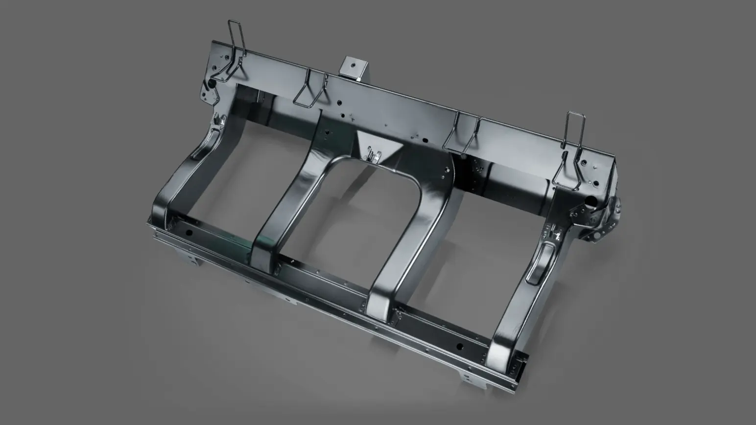 Body reinforcement rib connection structures