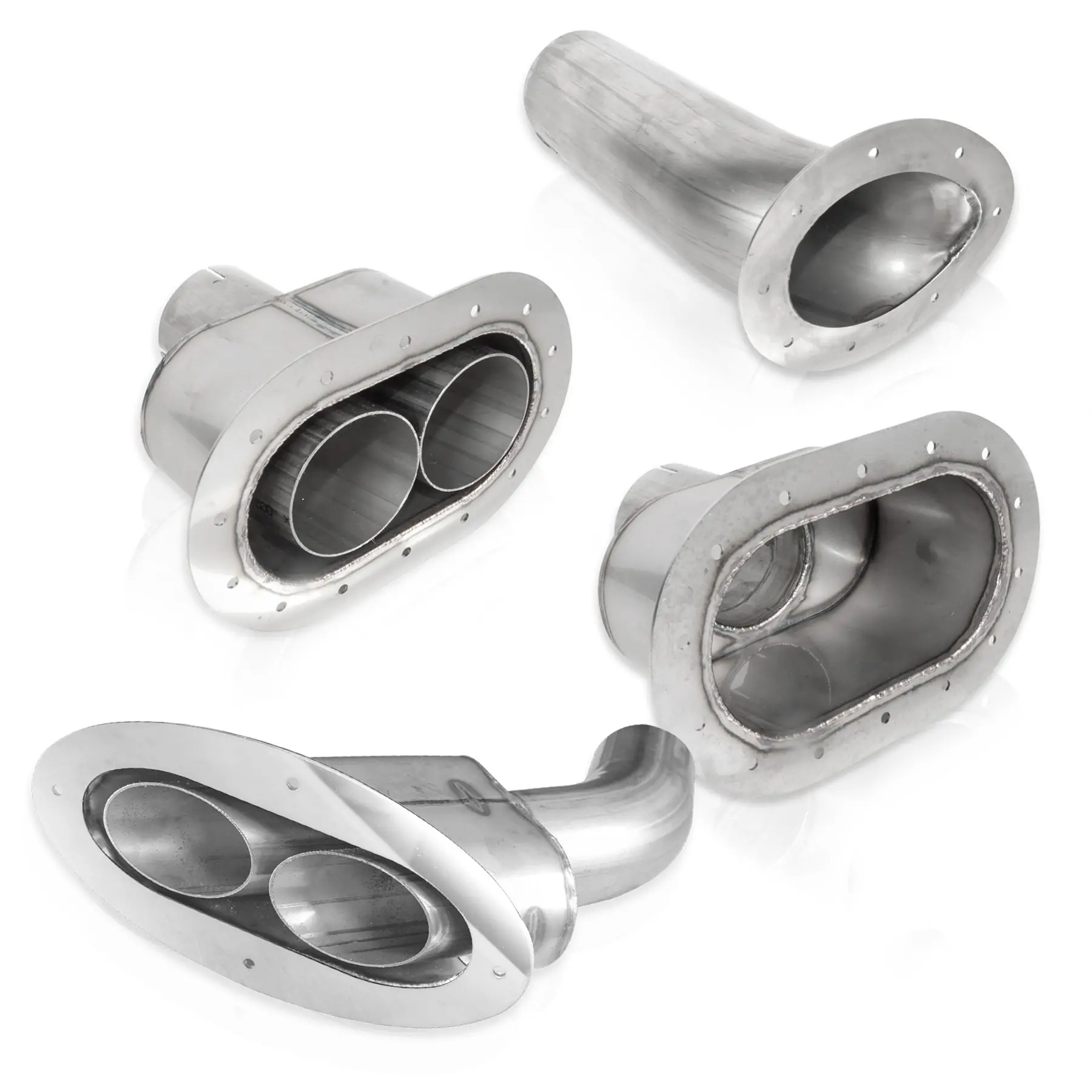 Stainless steel body side panel welded parts